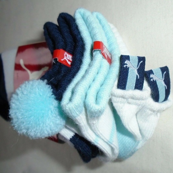 Vintage 3 Pairs Puma Booties Socks - Picture 3 of 4